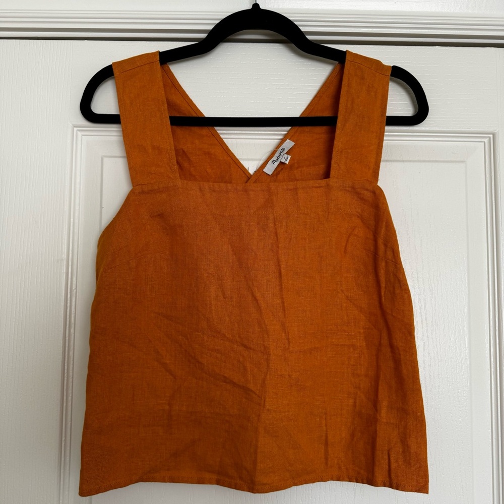 Madewell Irene Linen Top - Picture 2 of 5